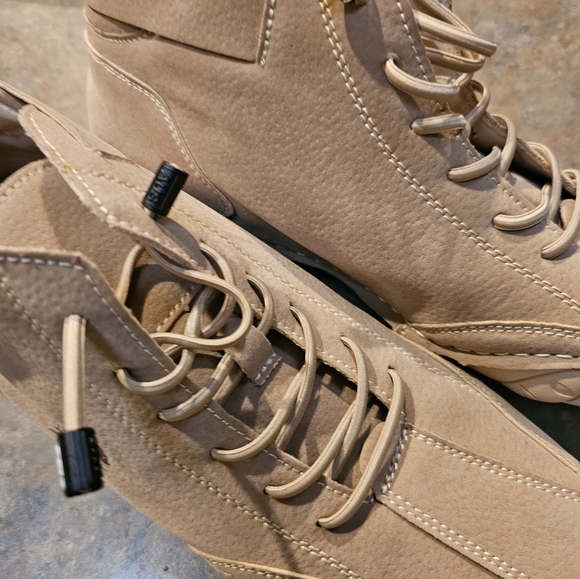 L DECK Tan Boat Shoes with Suede Finish and Durable Sole MEN or Womens - Picture 7 of 11